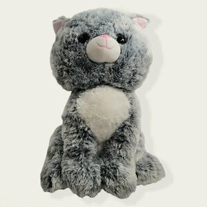 JUSTICE Kellytoy Large Gray Striped Kitty Cat Tabb
